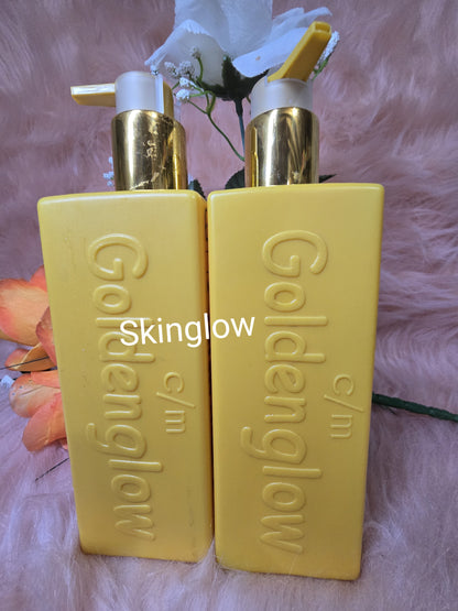 💯 AUTHENTIC Golden Glow intensive half-C body lotion  SPF55. 500ml X 1