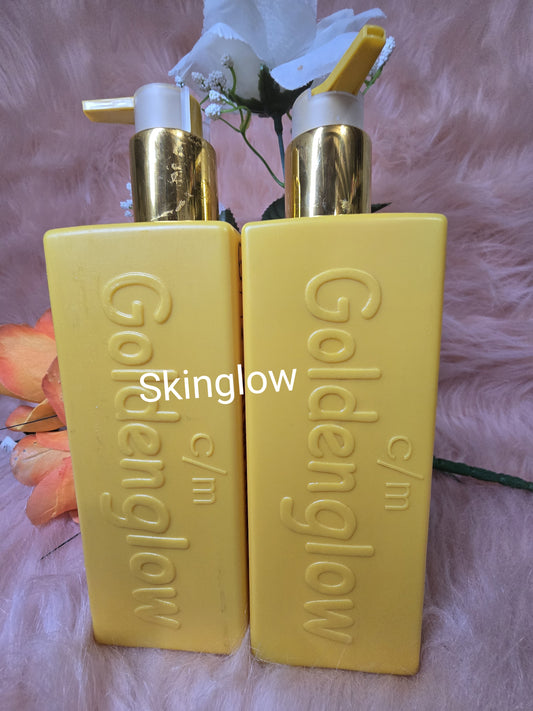 💯 AUTHENTIC Golden Glow intensive half-C body lotion  SPF55. 500ml X 1