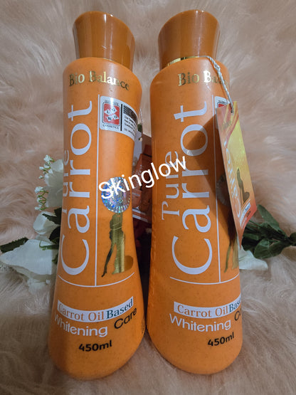 ORIGINAL Pure carrot Bio Balance Whitening body lotion With CARROT Oil👌 X 1
