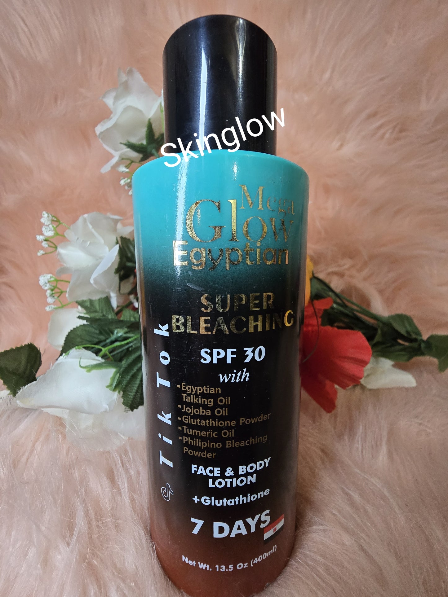 MEGA GLOW EGYPTAIAN SUPER BLEACHING LOTION 400ML