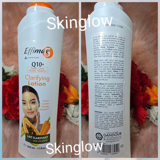 Authentic 💯  Effimax Q10+ papaya-carotte lotion. For all skin types.