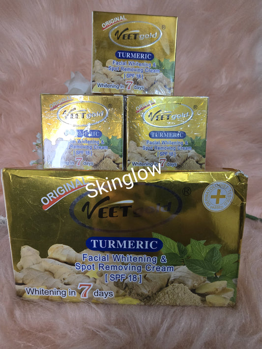 x2 VEET GOLD TURMERIC FACE CREAM 25G