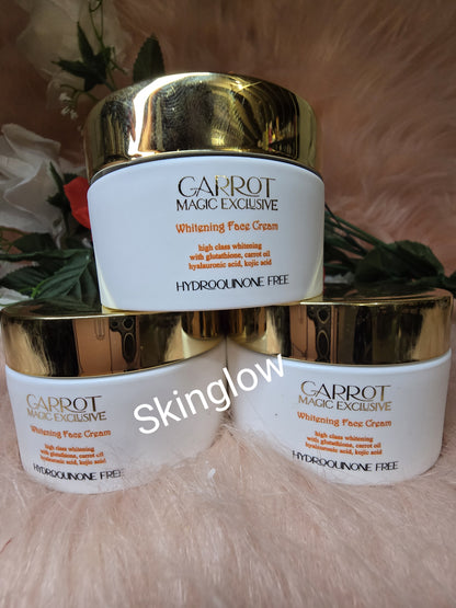 💯 Authentic Carrot Magic Exclusive Whitening Face Cream 1.75 fl Oz Anti Aging Wrinkle