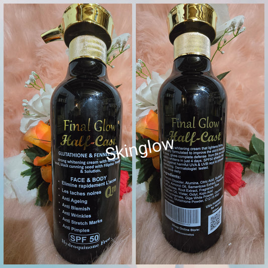 💯 Authentic Final Glow H-C multi action whitening body lotion face & body spf50 x 1