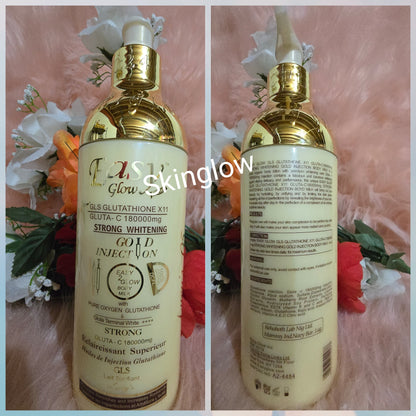 Original easy glow gold body lotion 400ml x1 New bottle design.