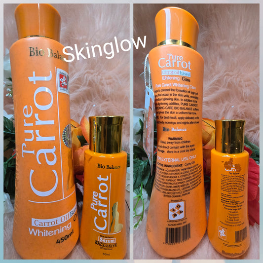 AUTHENTIC Pure carrot Bio Balance Whitening body lotion With  pure carrot serum👌 X 1