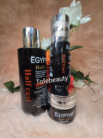 Purec Egyptian HC Active Whitening face & body LOTION, SERUM & face cream  SET Spf 20