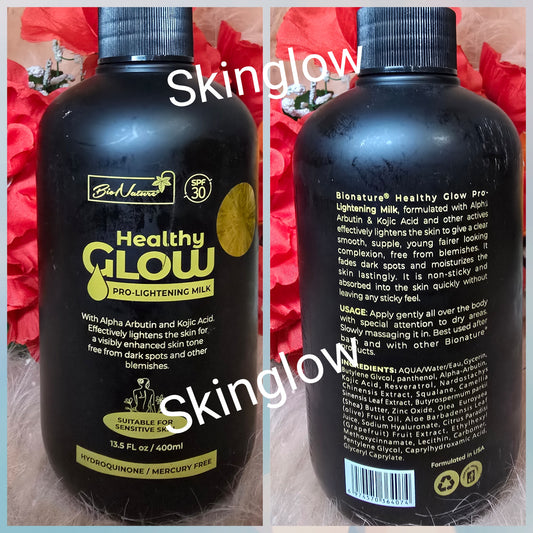 Healthy Glow Ultra Whitenizer With Alpha Arbutin + Kojic Body Milk Lotion 400ml
