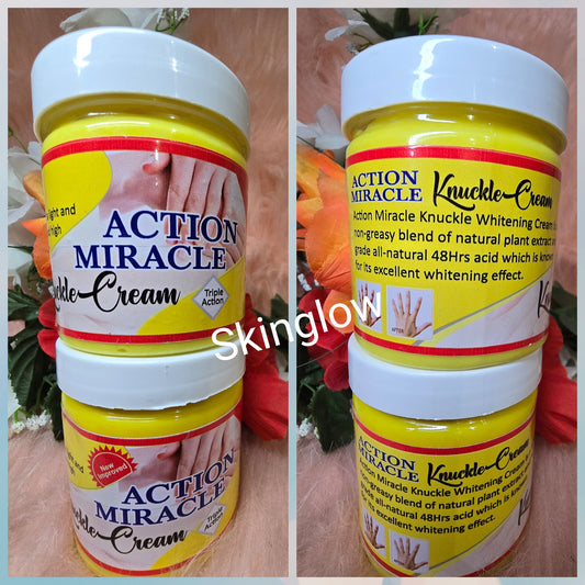 Action Miracle Knuckle Cream,3triple Action. Clean & Clear X 1