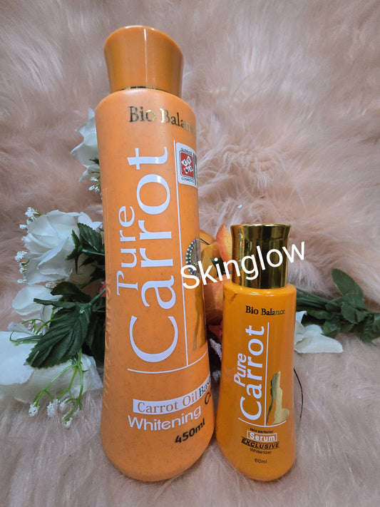 AUTHENTIC Pure carrot Bio Balance Whitening body lotion With  pure carrot serum👌 X 1