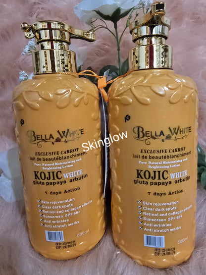 💯 Authentic Bella-white Ultra Radiance Whitening Body Lotiom 500mlx1 VERY  effective