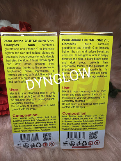 100 % Peau Jaune Glutathione vita complexe Ampoule 125ml x1.