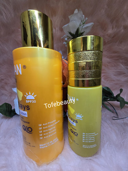 💯 Authentic 3 in 1 Egyptian gold Lotion, Serum.