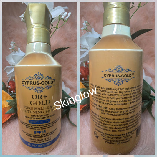 💯 Authentic Cyprus-Gold OR+ Gold Pure H.C Brightening + Firming Body Lotion X 1