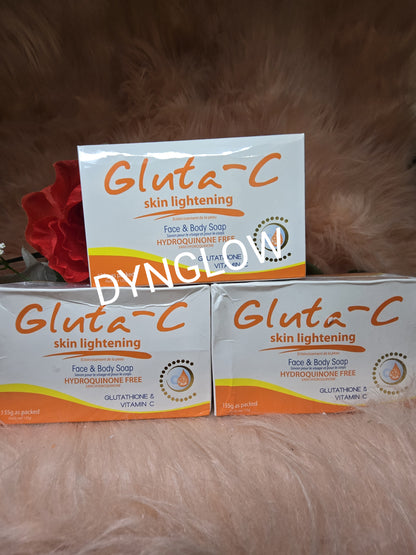 100% Original Gluta -C  face and body soap x2