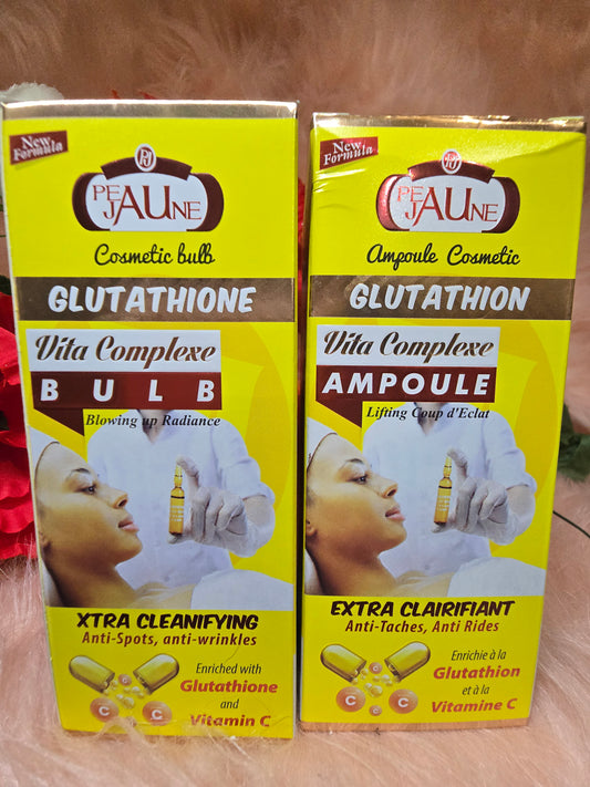 100 % Peau Jaune Glutathione vita complexe Ampoule 125ml x1.
