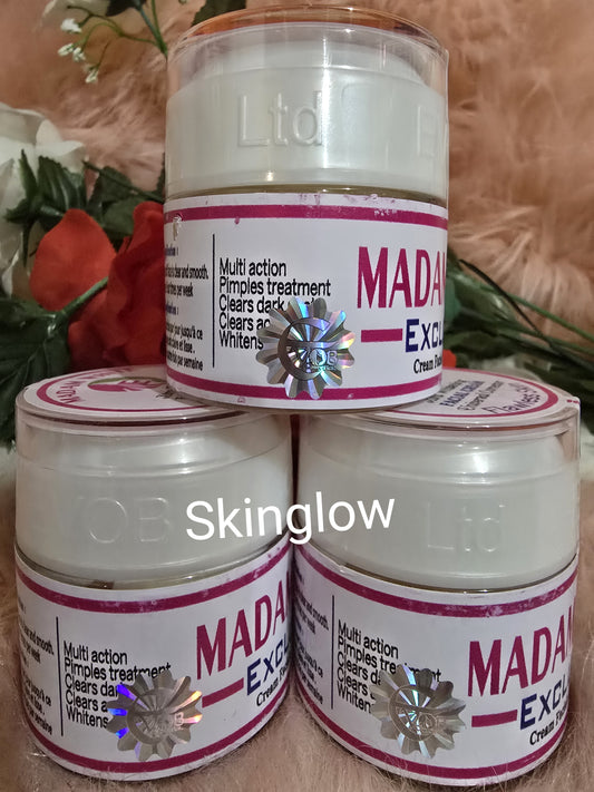 💯 Authentic X 1  madam white exclusive flawless face cream. 60g