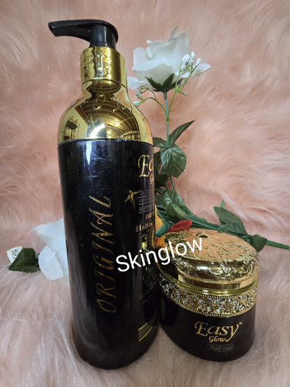 2 in1 Set Of Easy Glow Whitening Body Milk 500ml And Serum Combo  💯 % ORIGINAl