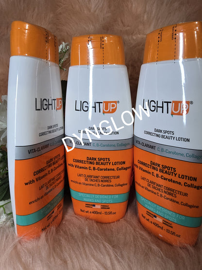 LIGHT UP DARK SPOT CORRECTING  BODY LOTION  💯  ORIGINAL.