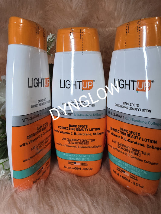 LIGHT UP DARK SPOT CORRECTING  BODY LOTION  💯  ORIGINAL.