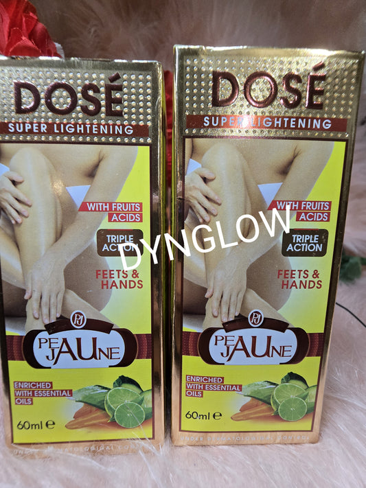 Authentic Pe Jaune Dose For Hands & Feet. 60mlx 1 Enriched With Essential Oils👌