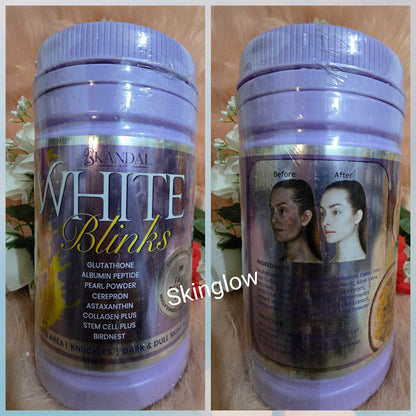 💯 Authentic Skandal White Blinks enhance skin whitening and glowing with Glutathion 800gx1