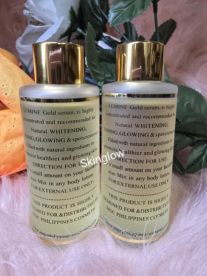 LUMINE gold  Whitening & Toning  Serum  50ml X 1 . ALL SKIN TYPES