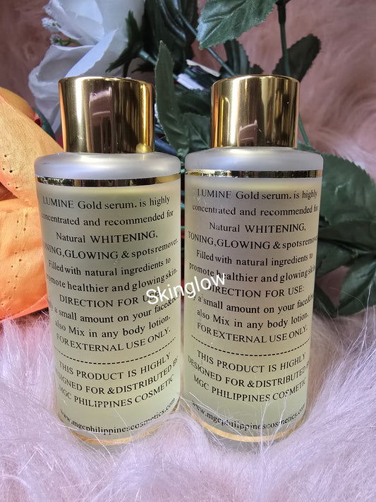 LUMINE gold  Whitening & Toning  Serum  50ml X 1 . ALL SKIN TYPES