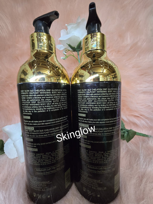 💯 AUTHENTIC Easy Glow Glutathion H-C Whitening Body Lotion 538ml NEW BOTTLE  X1