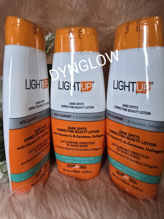 LIGHT UP DARK SPOT CORRECTING  BODY LOTION  💯  ORIGINAL.