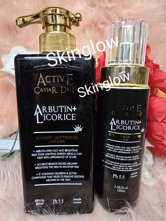 Active Caviar Drip lotion 444ml and Serum  2 In 1 Set