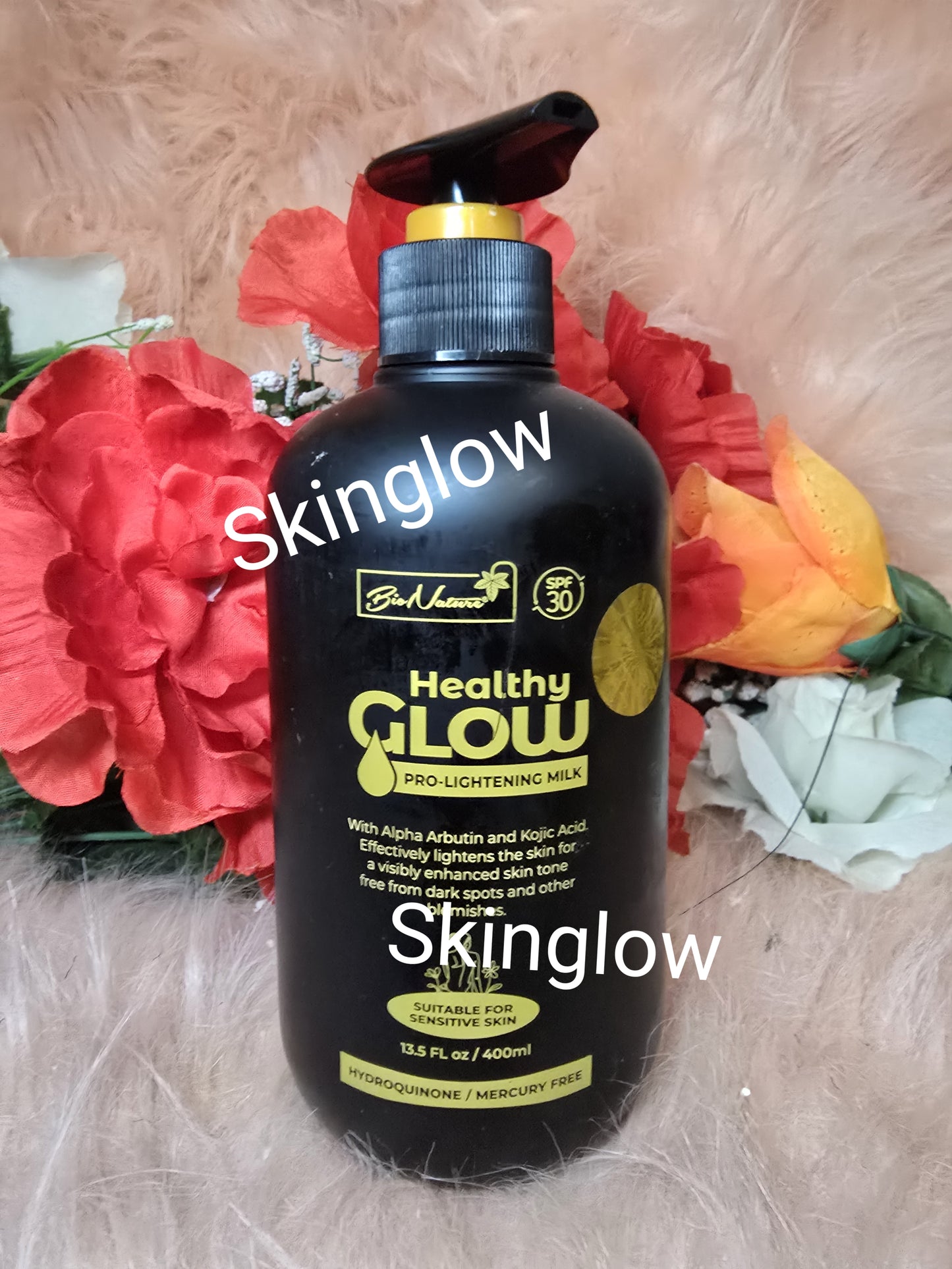 Healthy Glow Ultra Whitenizer With Alpha Arbutin + Kojic Body Milk Lotion 400ml