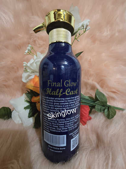 💯 Authentic Final  glow half-C multi action  shower cream  1000ml x 1.  Spf 50