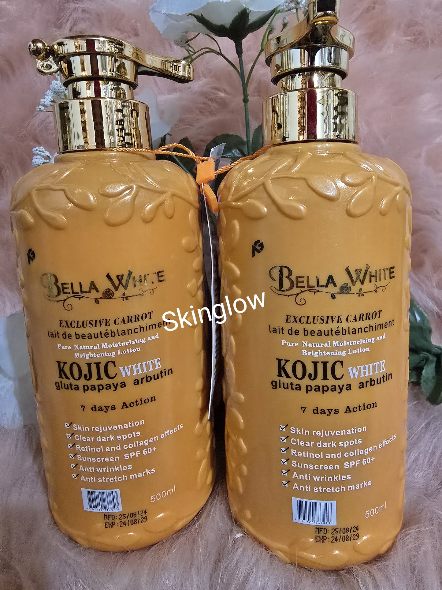 💯 Authentic Bella-white Ultra Radiance Whitening Body Lotiom 500mlx1 VERY  effective