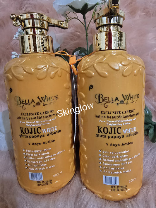 💯 Authentic Bella-white Ultra Radiance Whitening Body Lotiom 500mlx1 VERY  effective