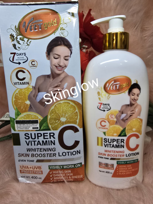 Authentic  💯 VeetGold  Super Vitamin C Skin Booster Even Tone Lotion 400ml
