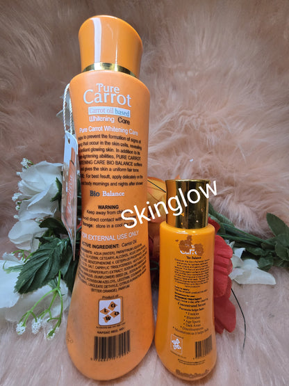 AUTHENTIC Pure carrot Bio Balance Whitening body lotion With  pure carrot serum👌 X 1