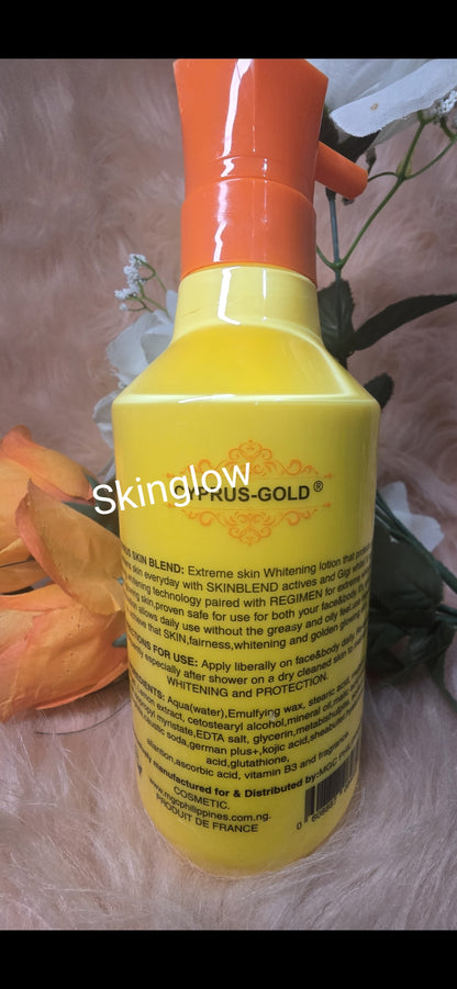 💯 Authentic  Cyprus-Gold Skin Dark Spot corrector Body Lotion 500ml X 1.
