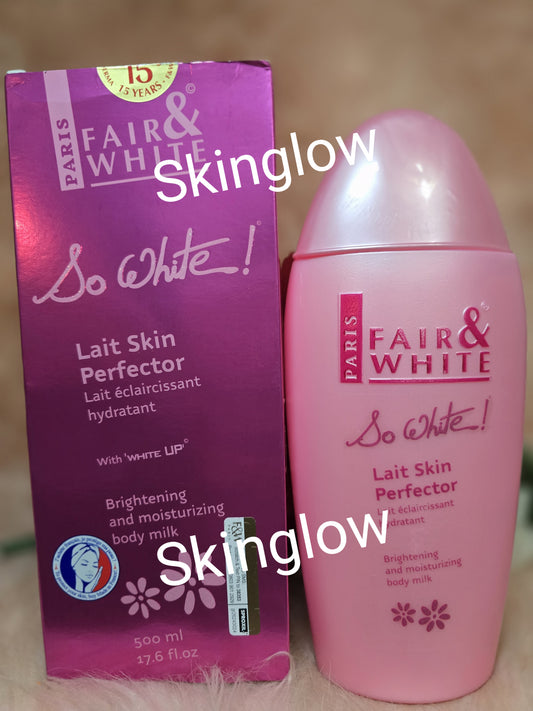 💯  FAIR & WHITE So White, Daily Moisturizing Body Lotion 500ml,