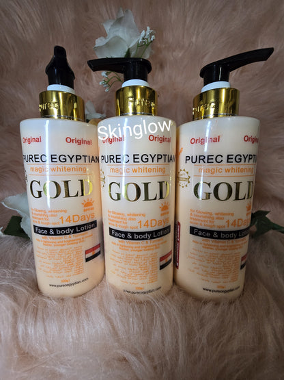 X 1  Authentic Purec Egyptian whitening magic gold lotion