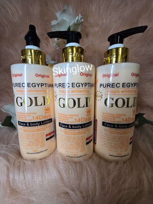 X 3  ORIGINAL Purec Egyptian face & body Lotion 300ml. 💯 AUTHENTIC!!