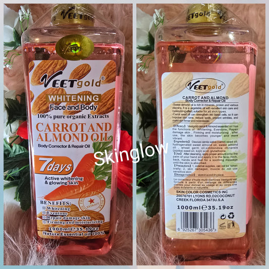 VEET GOLD CARROT AND ALMOND OIL BODY CORRECTOR+ SUPER OIL 1000ML
