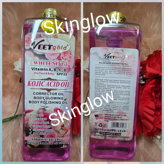 Authentic VeetGold Kojic Acid Body Corrector Oil 1000ml X 1