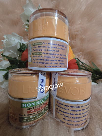 100% ORIGINAL Evob Mon secret spotless face cream x1