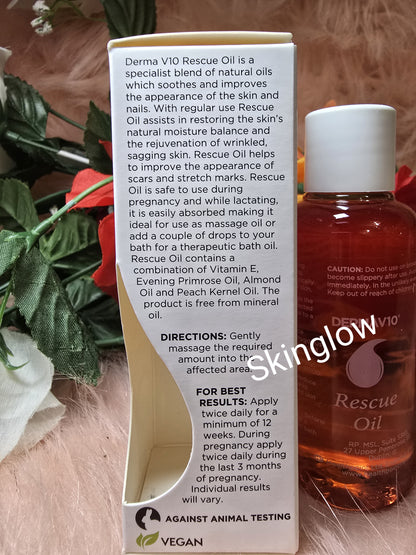 Rescue oil for Aging Skin, Stretch Marks, Scars, Blemishes, Dry Skin, 75mlx