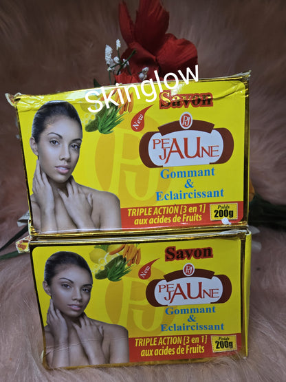 X 2 Authentic PEJAUNE exfoliating soap  200g. X 2