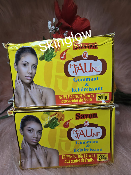 X 2 Authentic PEJAUNE exfoliating soap  200g. X 2
