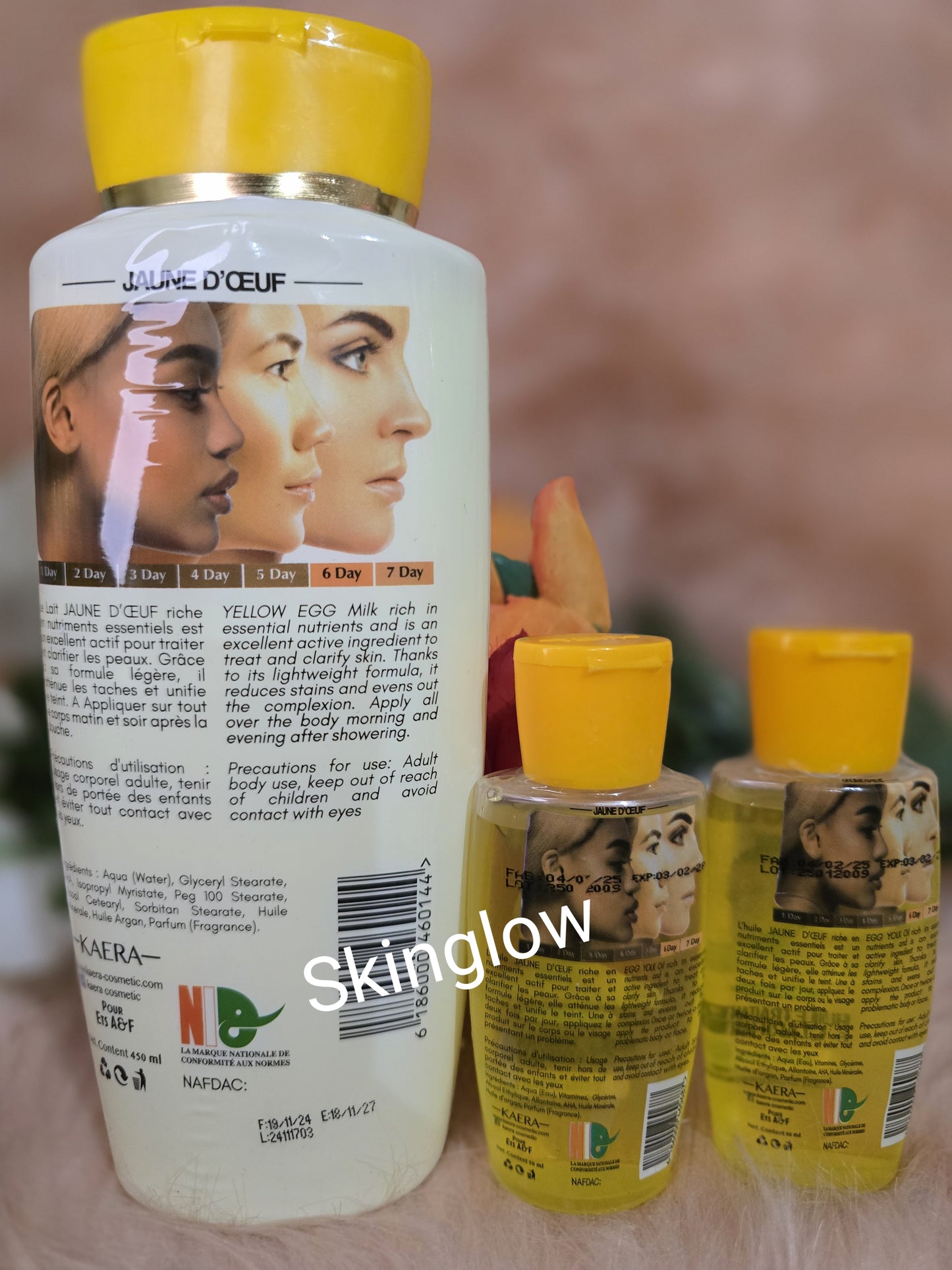 Jaune D’eof Treatment and craftily Oil and lotion 450ml X 1